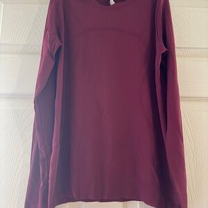 Lululemon Athletica Long Sleeve Top - Deep Burgundy
